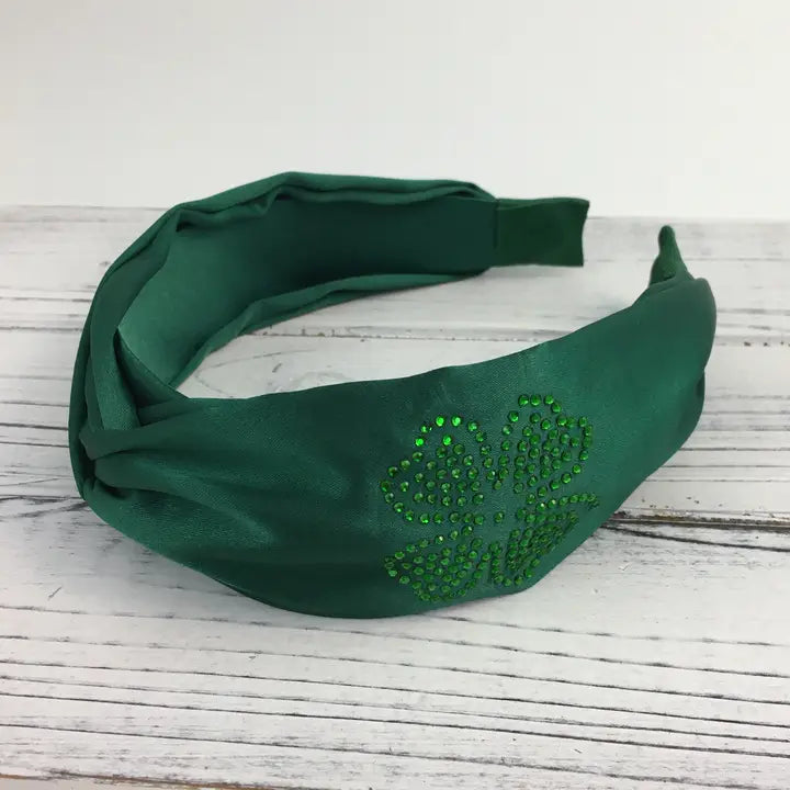 Shamrock Knot Headband - Green Shade - The Season Boutique