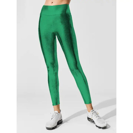 Adult Metallic Leggings - Green