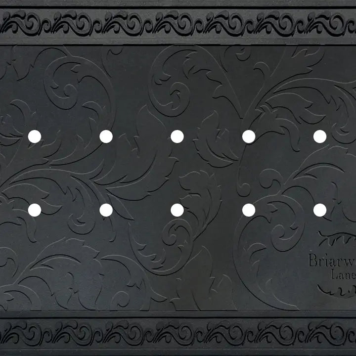 Rubber Doormat Tray Floral Design
