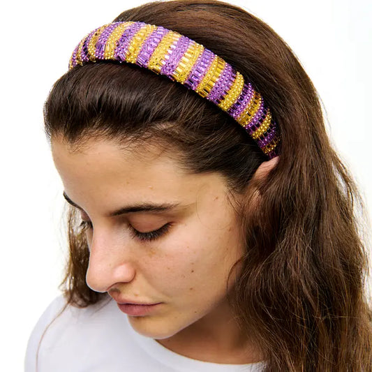Purple and Gold RS Headband