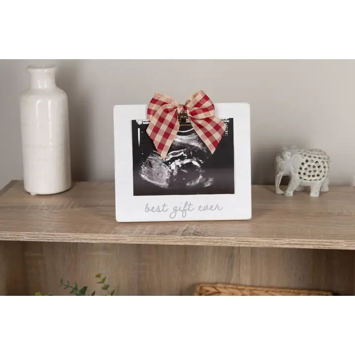 Best Gift Ever Sonogram Holiday Picture Frame