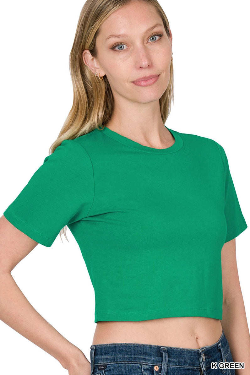 Cotton Cropped Top
