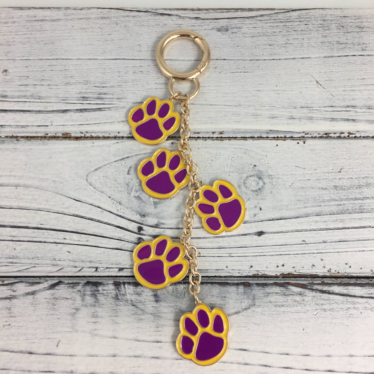 tiger paw bag charm
