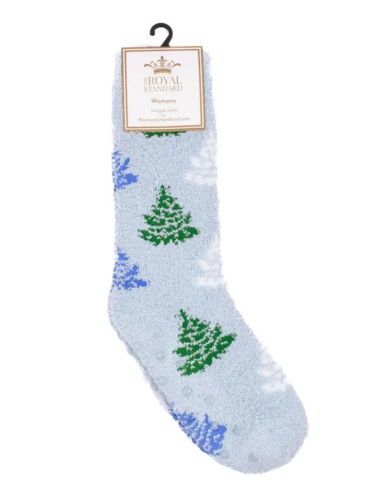Women's Evergreen Dreams Snuggle Socks Light Palace One Size