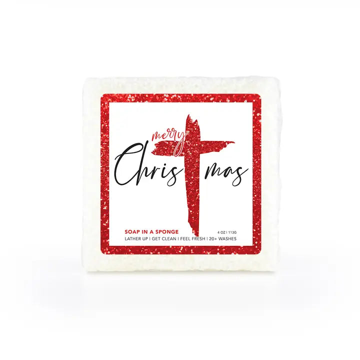 Soap in a Sponge Holiday Collection
