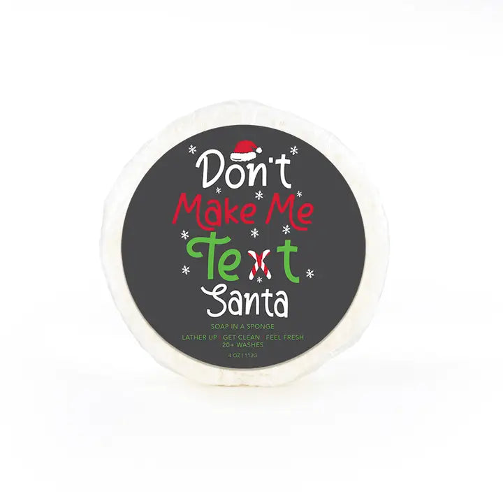 Soap in a Sponge Holiday Collection
