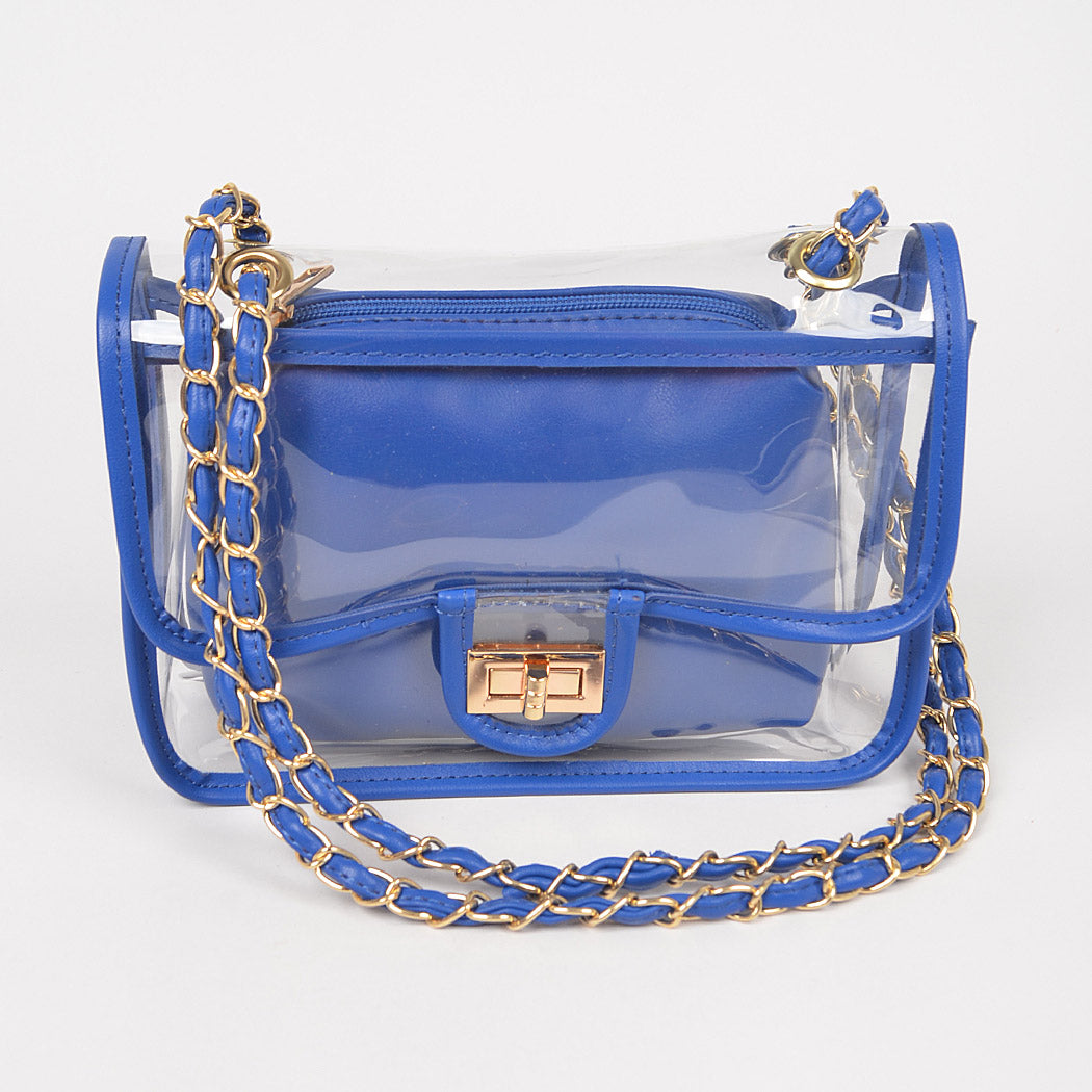 Transparent Crossbody Bag w/ Pouch