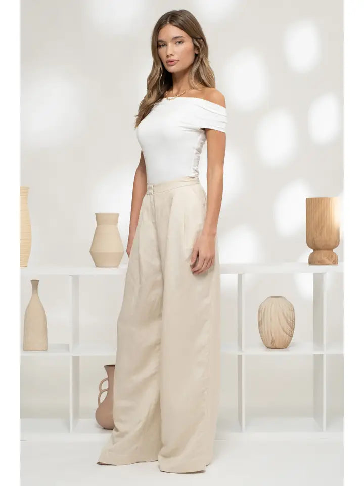 Reversible Off the Shoulder Knit Top