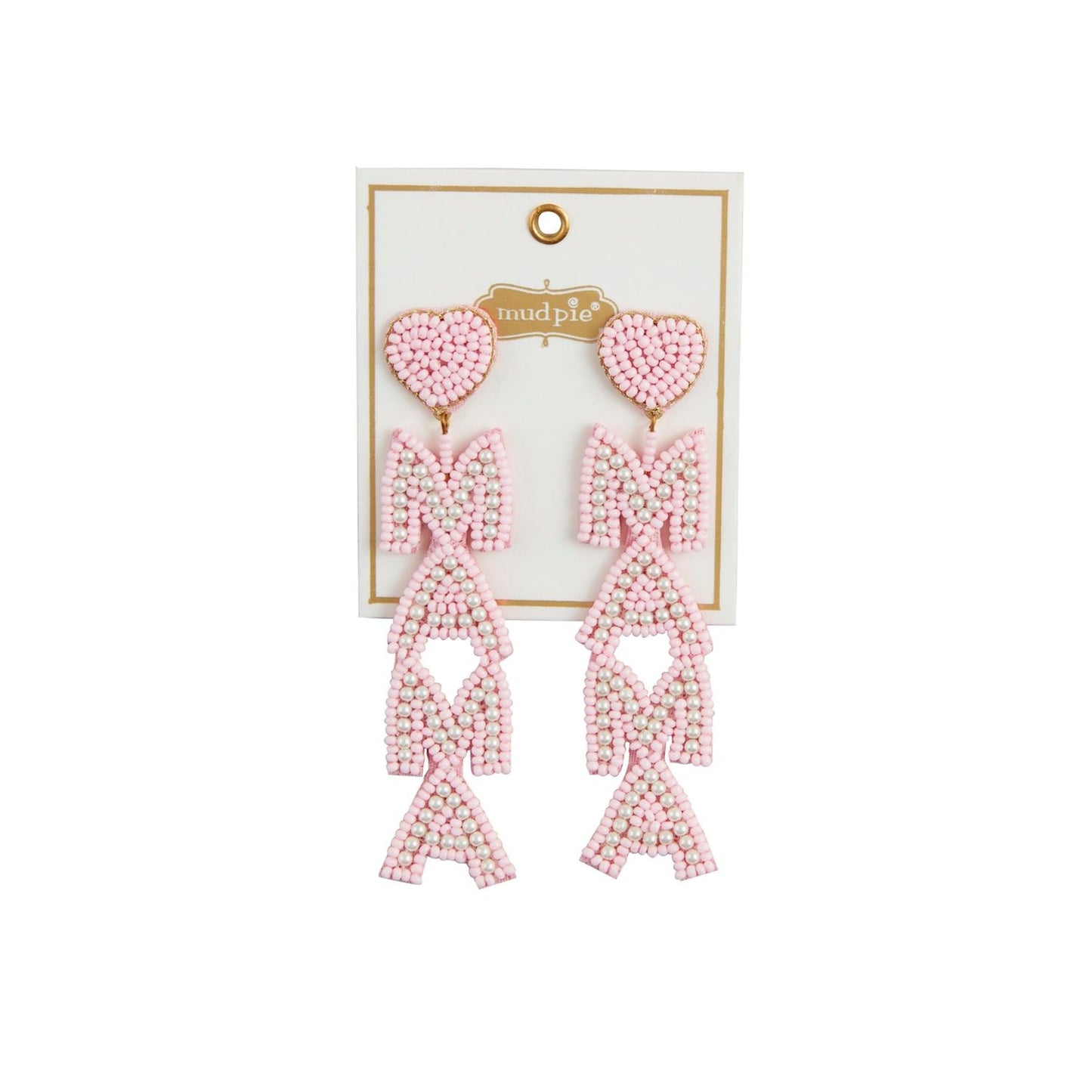 Pink Mama Beaded Earrings