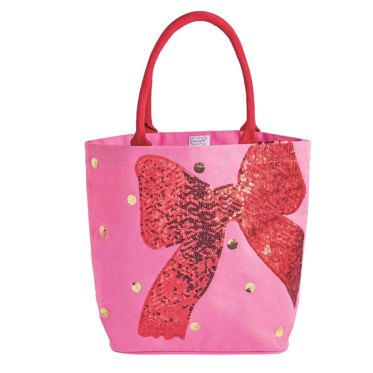 Pink Holiday Sparkle Tote