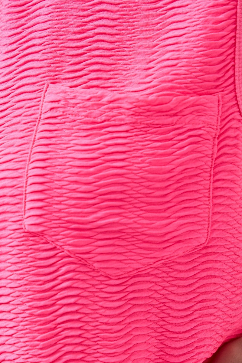 Textured Sleeveless Knit Top