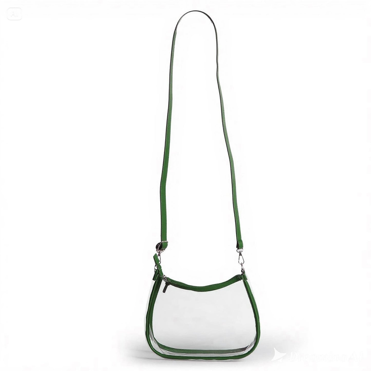 Sara Large Clear Purse with Skinny Scarf – Tulane