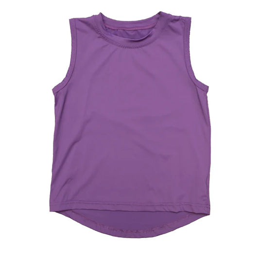 Plum High Low Adult Tank