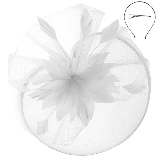 Kentucky Derby Southern Floral Veiled Mesh Fascinator 2