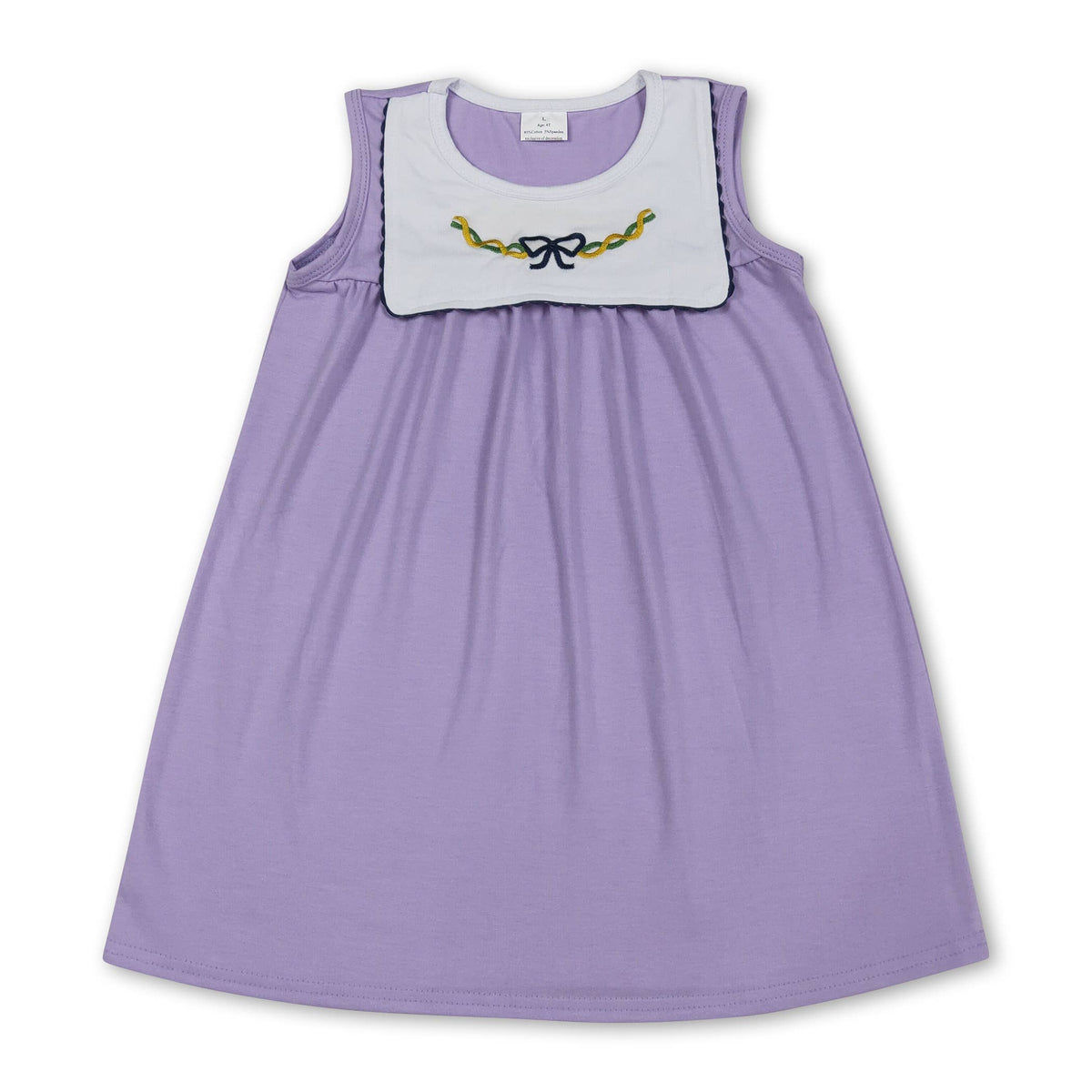 Mardi Gras Bow Dress - The Season Boutique