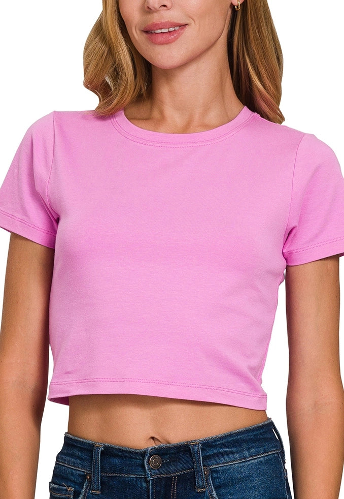 Cotton Cropped Top