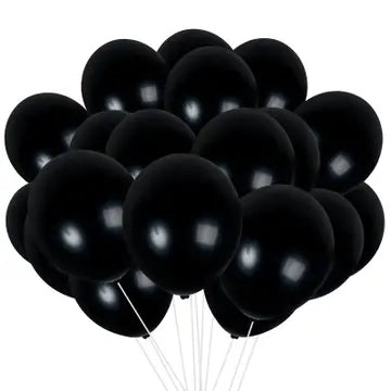 12" Latex Balloons with Helium