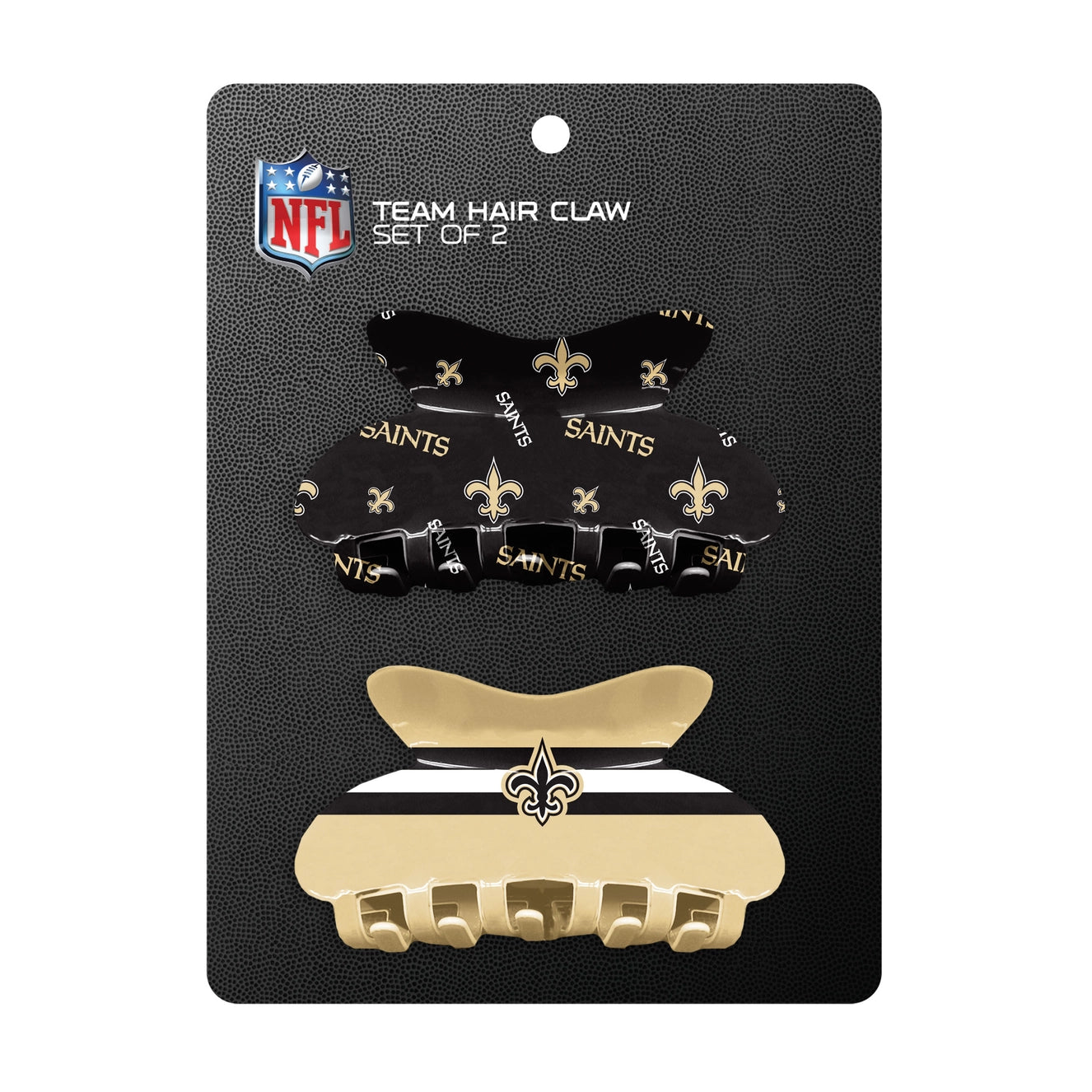 NFL New Orleans Saints Team Hair Claw Set