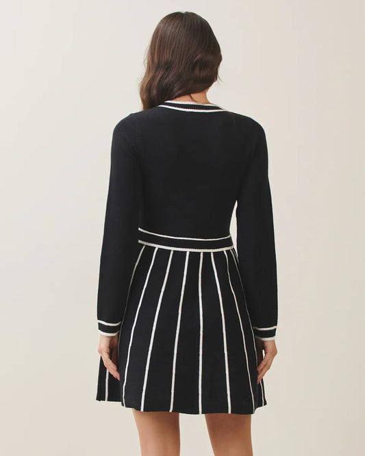 Contrast Knit Mini - The Season Boutique