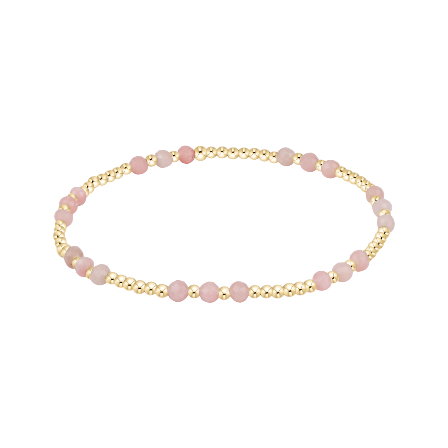 Joy Gem 3mm Bracelet - Pink Opal