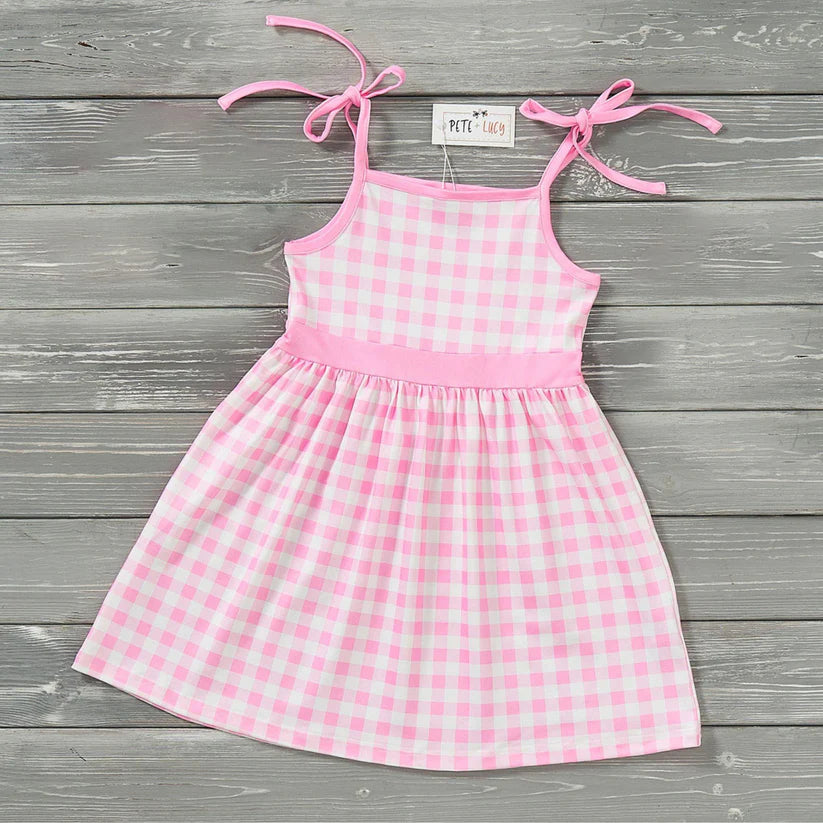 Miss Malibu - Gingham Girl Dress