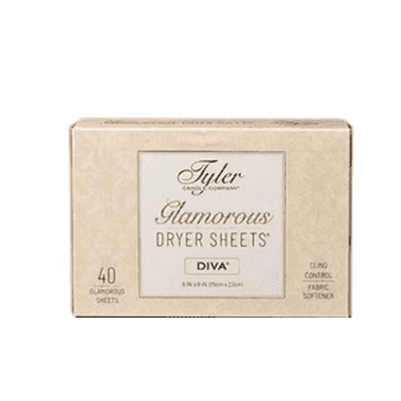 Tyler Candle Co Diva Glamorous Dryer Sheets