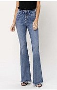 FRAYED HEM JEANS
