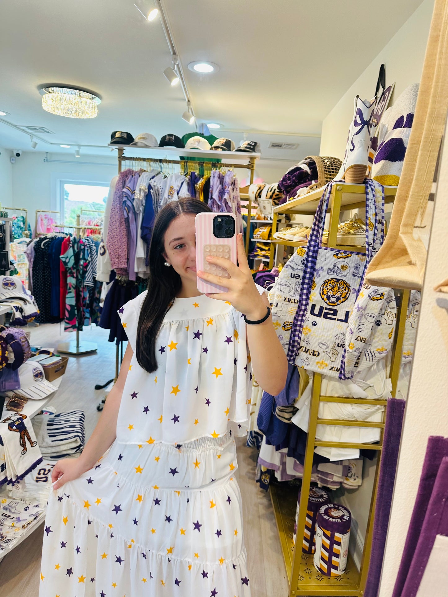 LSU Star Maxi Skirt