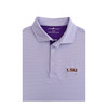 LSU Tigers Lavender Ripple Polo - The Season Boutique