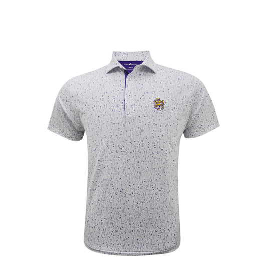 LSU Tigers Vintage 1955 White Pub Crawl Polo