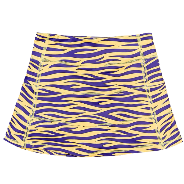 Tennis Skort - Tiger Striped