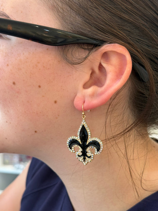 FDL Black Earring