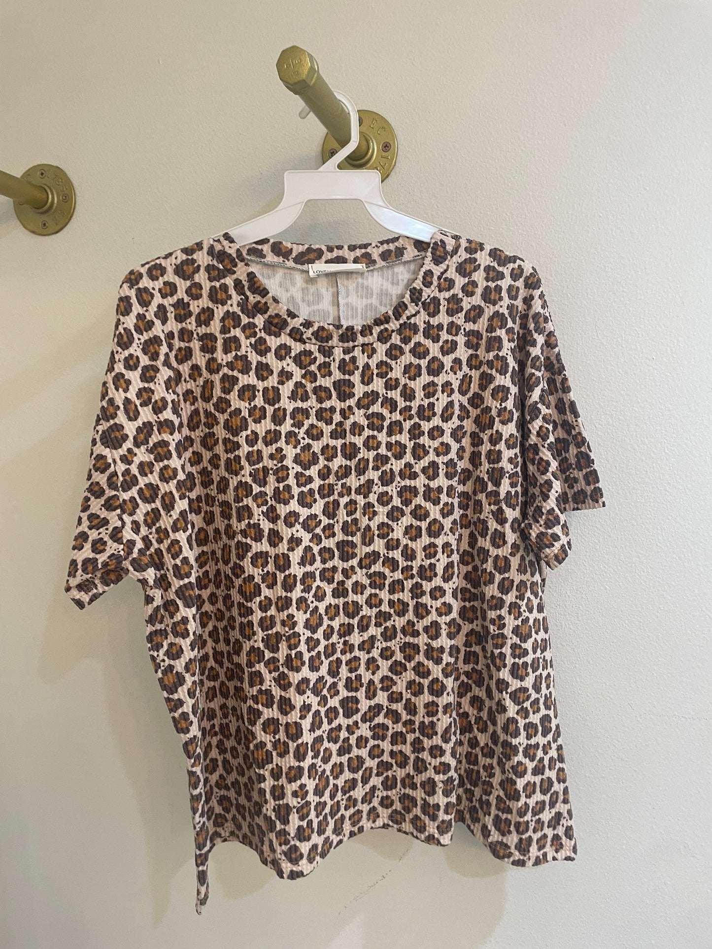 Sincerely Yours Animal Print Top