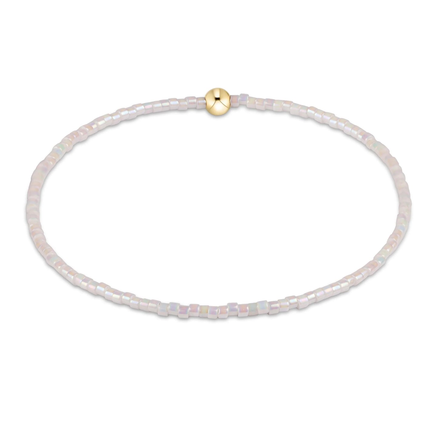 hope classic bracelet - silky white - The Season Boutique