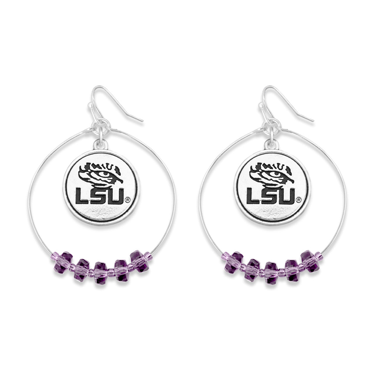 LSU Tigers Earrings- Chloe