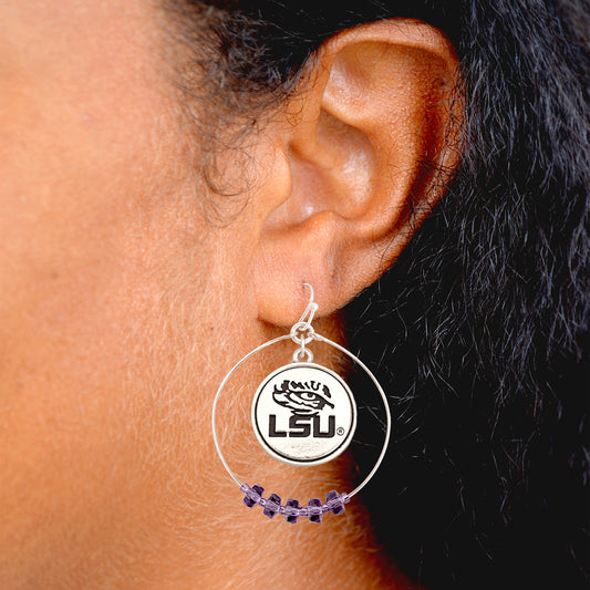 LSU Tigers Earrings- Chloe