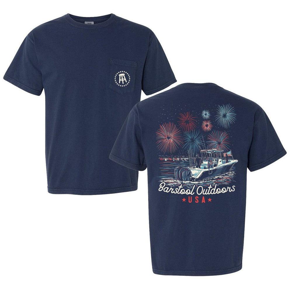 BSO Fireworks USA Pocket Tee