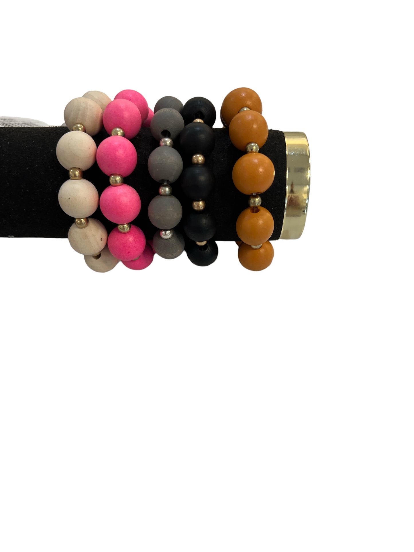 Beaded Wooden Bracelets - The Season Boutique
