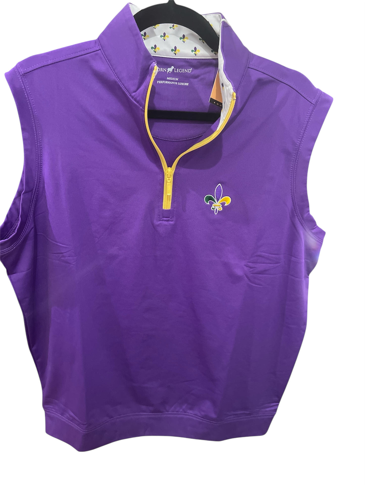 Mardi Grad Fleur-delis Vest