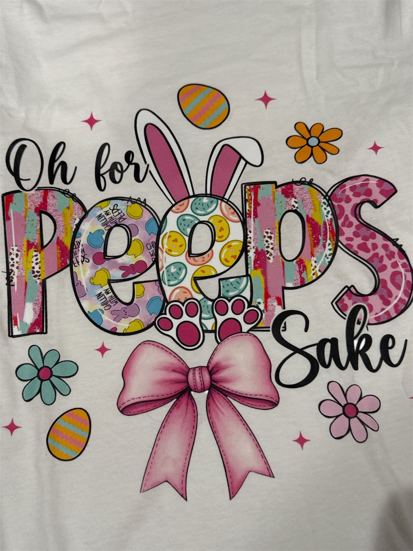 Oh For Peeps Sakes Easter Tee