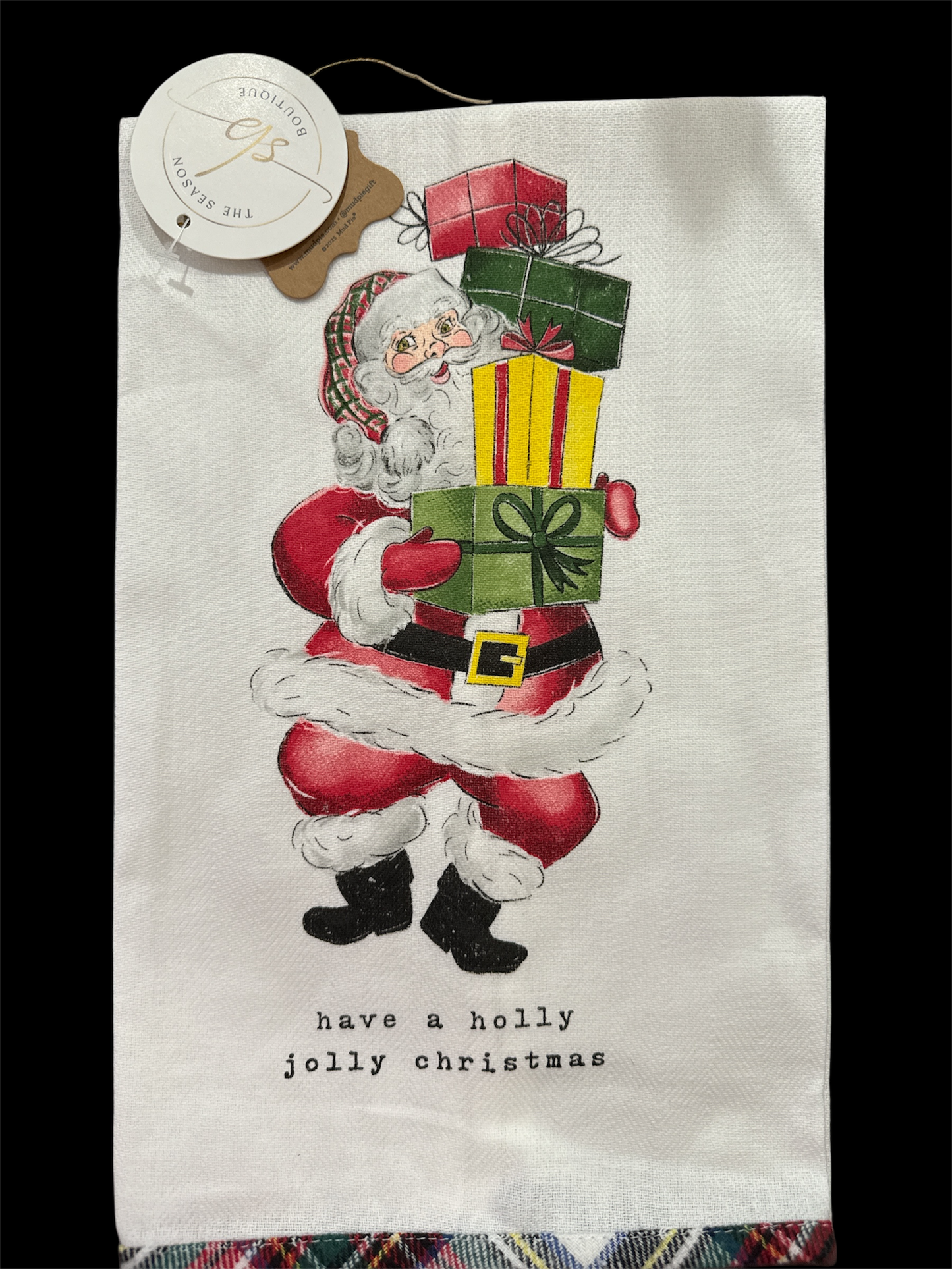 Have A Holly Printed Towel