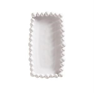 Large Raised Dot Long Platter