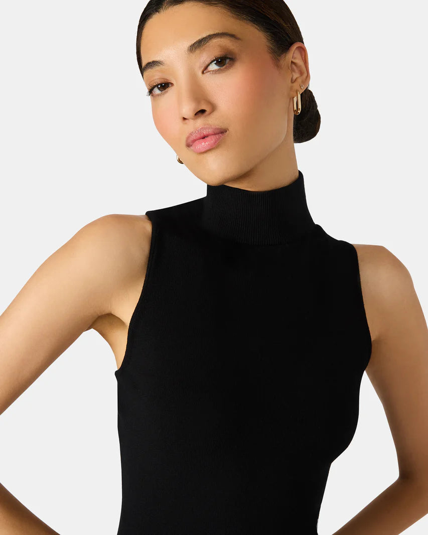 Breslin Sweater Dress Black