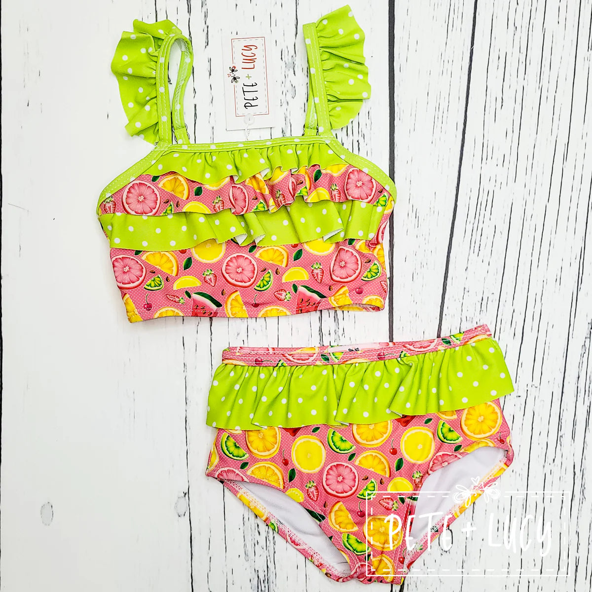 SWIM: Sweet Fruit - Two Piece - The Season Boutique