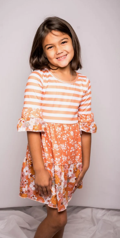 Ginger Blooms Girl Dress - The Season Boutique