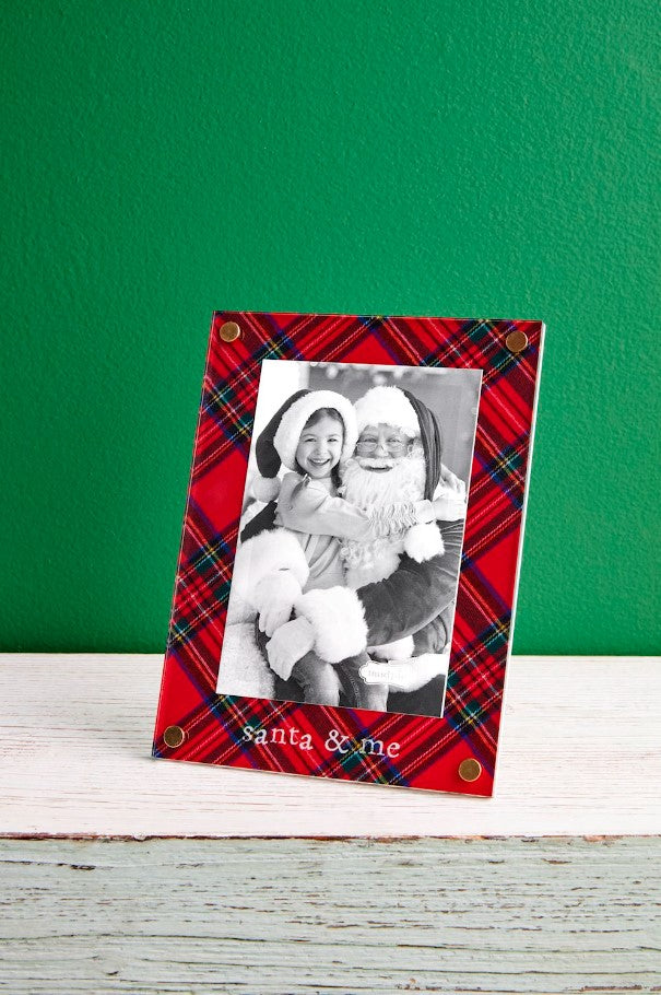 Tartan Santa And Me Frame