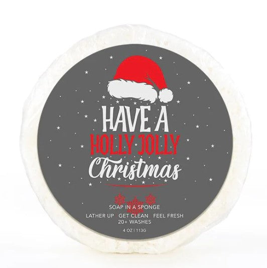 Soap in a Sponge Holiday Collection
