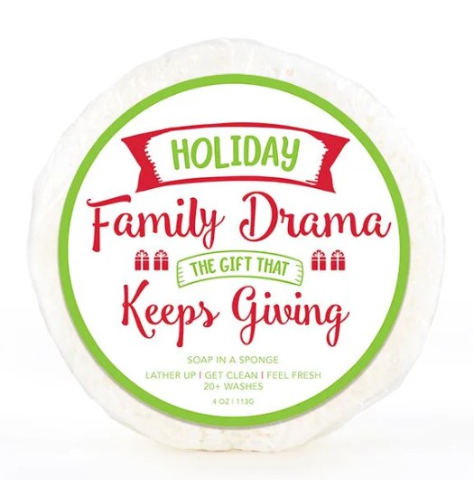 Soap in a Sponge Holiday Collection