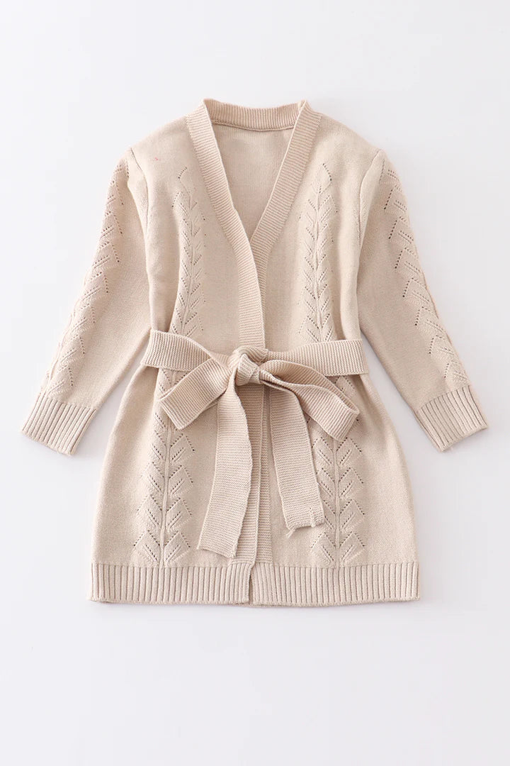 Adult Cream Sweater Cardigan