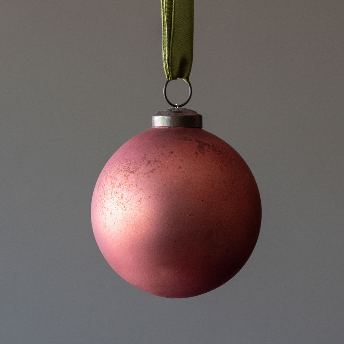 Antique matte glass ball ornament - The Season Boutique